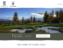 Tablet Screenshot of golfintahoe.com
